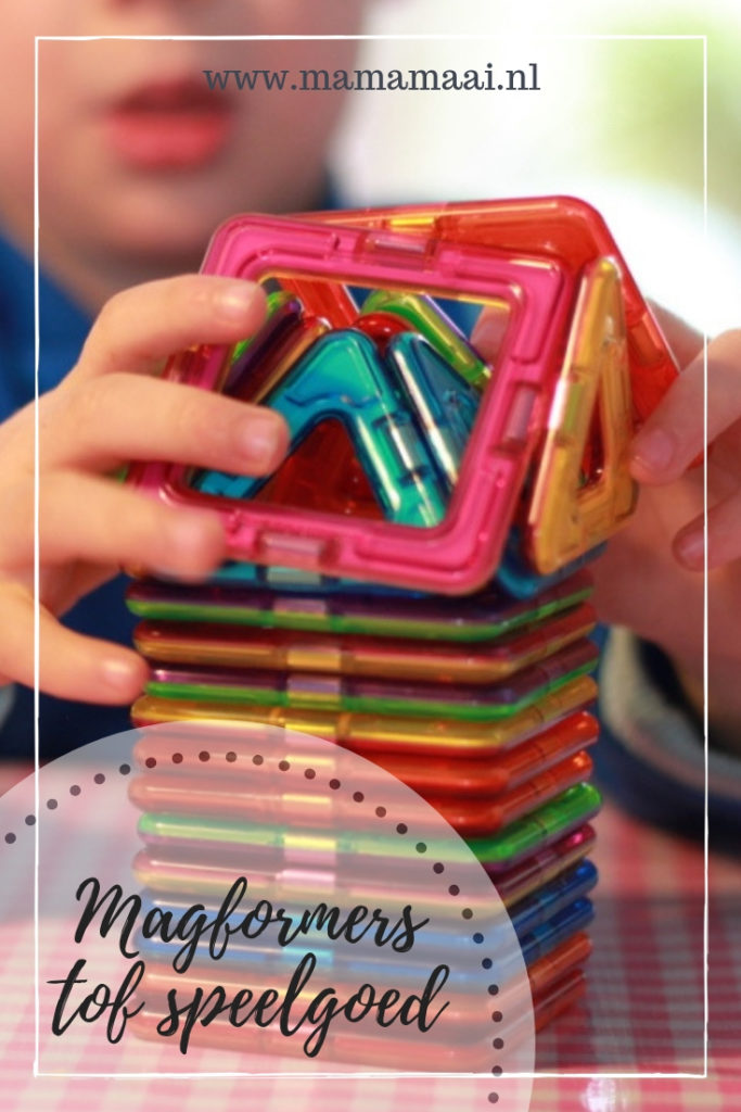 Magformers, open einde speelgoed voor peuters en kleuters in de vorm van fel gekleurde magneten
